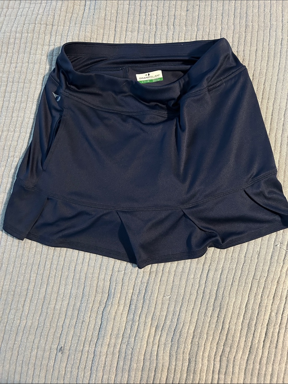 Grand Slam Navy Athletic Skort with Built-In Shorts